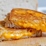 Our cheesy melted grilled cheese sandwiches are always a hit at children birthday parties