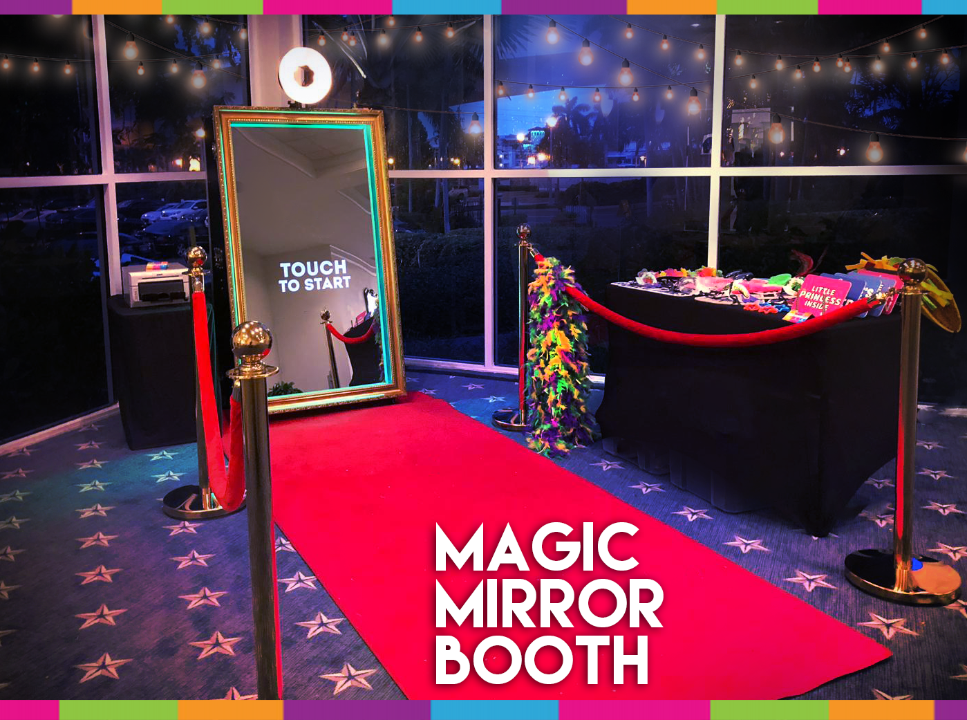 Mirror Photo Booth in Miami Rivera Events