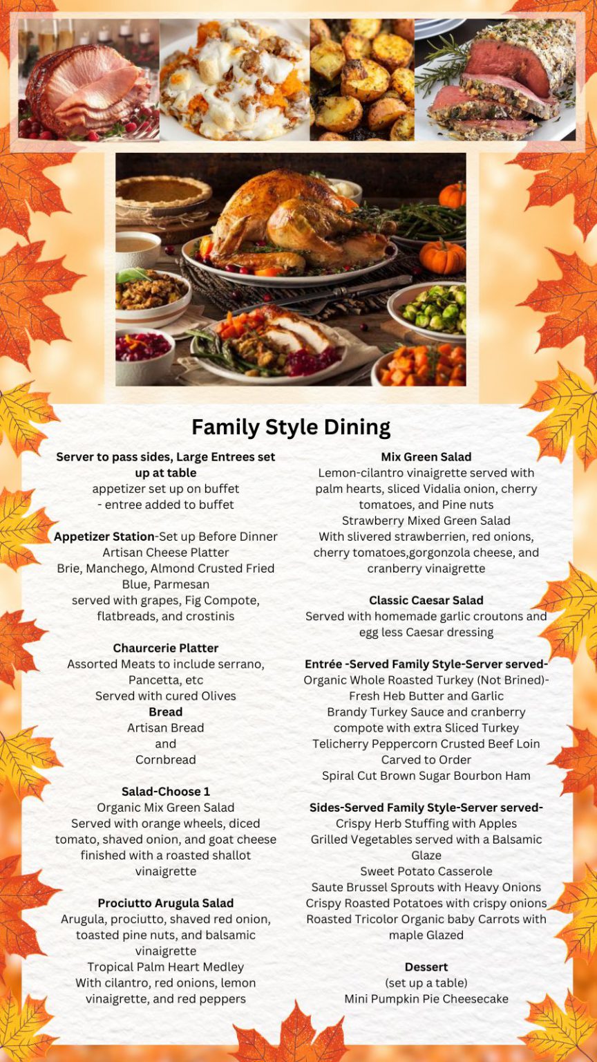 2024 Holiday Catering Miami, FL Thanksgiving, Christmas, Easter & More