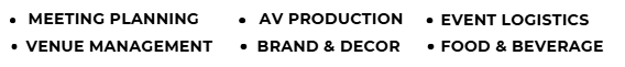Corporate event production
