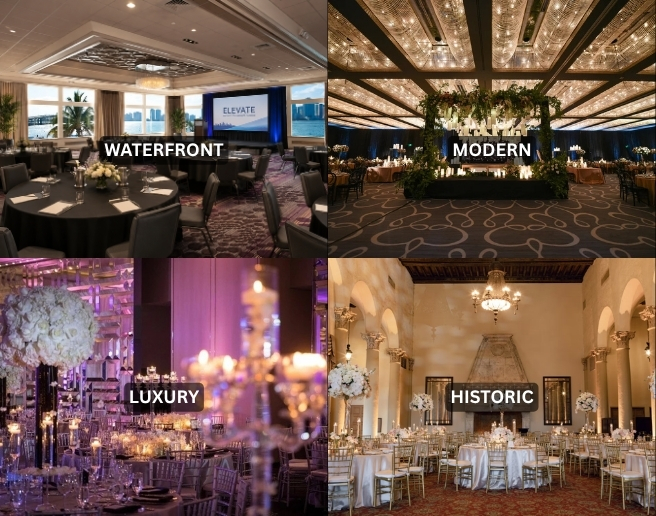 Rivera Event Productions venue sourcing — event production Miami