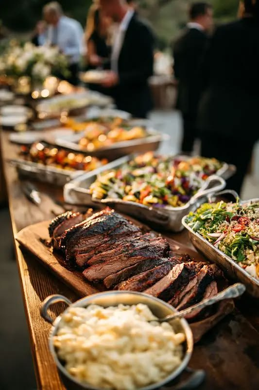 Outdoor BBQ event in South Florida
